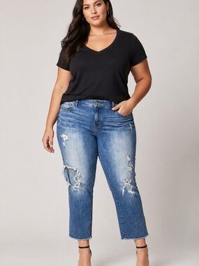 Torrid Distressed Size 16 Jeans